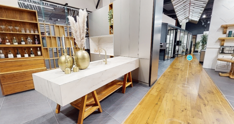 הדמיית סיור וירטואלי לחנות או קניון